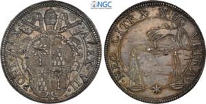 Roma, Alessandro VII (1655-1667), Testone, ... 