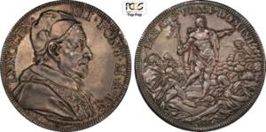 Roma, Innocenzo XII (1691-1700), 1/2 Piastra ... 