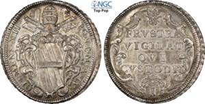 Roma, Clemente XII (1730-1740), 1/2 Piastra ... 