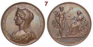 Ducato di Parma - Maria Luigia, medaglia a ... 