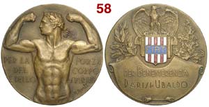 Torino - Medaglia per benemerenza della FIAT ... 