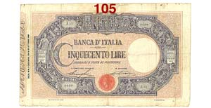 Vittorio Emanuele III - 500 Lire 6/12/1918 - ... 
