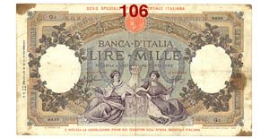 1000 Lire Africa Orientale Italiana ... 