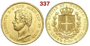 Savoia - Carlo Alberto - 20 Lire 1832 Genova ... 
