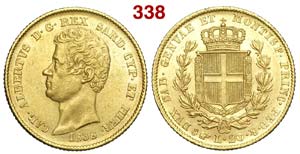 Savoia - Carlo Alberto - 20 Lire 1838 Torino ... 