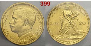 Savoia - Vittorio Emanuele III - 20 Lire ... 