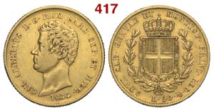 Savoia - Carlo Alberto - 20 Lire 1834 senza ... 