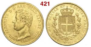 Savoia - Carlo Alberto - 20 Lire 1847 ssz - ... 