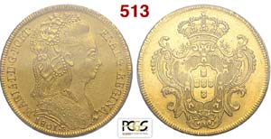 Brazil - Maria I - 6400 Reis 1801 R - AU g. ... 
