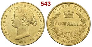 Australia - Victoria - Sovereign 1870 - AU ... 