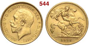 Australia - George V - Half Sovereign 1915 S ... 