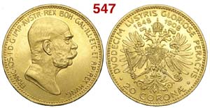 Austria - Franz Joseph I - 20 Corona 1908 - ... 