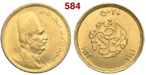 Egypt - Ahmed Fuad I - 20 Piastres 1923 - AU ... 