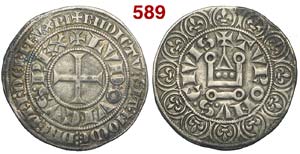 France - Louis IX (1266-1270) - Gros ... 