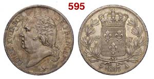 France - Louis XVIII - 5 Francs 1817 A - AG ... 