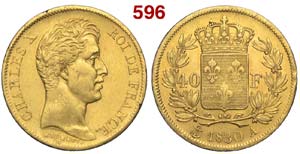 France - Charles X - 40 Francs 1830 A - AU ... 