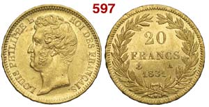 France - Louis Philippe I - 20 Francs 1831 A ... 