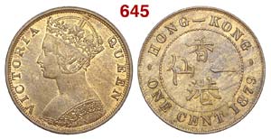 Hong Kong - Victoria - Cent 1879 - KM4.2 CU ... 