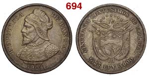 Panama - Republic - 50 Centesimos 1904 - AG ... 