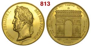 Francia - Luigi Filippo I, medaglia a ... 