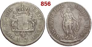 Genova - Dogi Biennali III fase - 2 Lire ... 