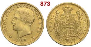 Milano - Napoleone I - 20 Lire 1808 II Tipo ... 