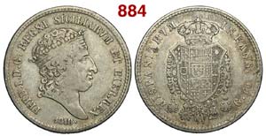 Napoli - Ferdinando I - Mezza Piastra 1818 ... 