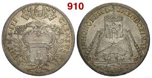 Roma - Clemente XI - Piastra 1703 - AG g. ... 