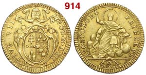 Roma - Pio VII (1800-1823) - Doppia anno III ... 