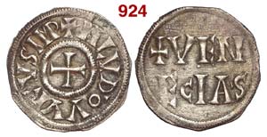 Venezia - Ludovico il Pio (814-840) - Denaro ... 