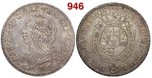 Savoia - Carlo Emanuele III - Mezzo Scudo ... 