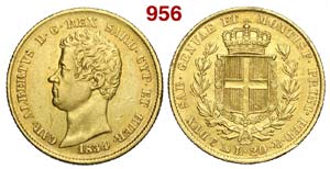 Savoia - Carlo Alberto - 20 Lire 1834 Genova ... 