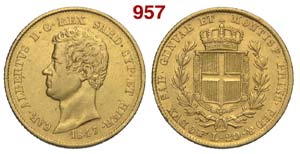 Savoia - Carlo Alberto - 20 Lire 1847 Torino ... 