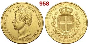 Savoia - Carlo Alberto - 20 Lire 1849 Genova ... 