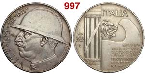 Regno dItalia - Vittorio Emanuele III - 20 ... 