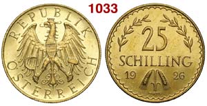 Austria - Republic - 25 Schilling 1926 - AU ... 