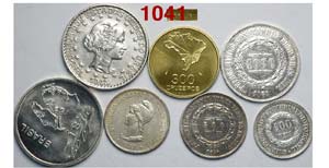 Brazil - Lotto di 7 monete di cui 6 in ... 
