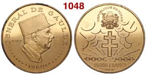 Chad - Republic - 1000 Francs 1970 Essai - ... 