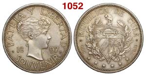 Cuba - Republic - Peso Souvenir 1897 - AG mm ... 