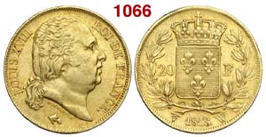 France - Louis XVIII - 20 Francs 1818 W - AU ... 