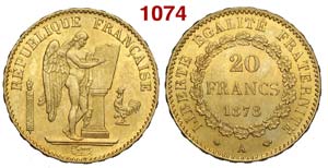 France - Third Republic - 20 Francs 1878 A - ... 