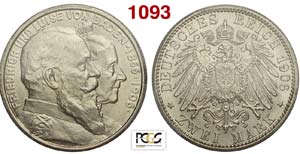 Germany - Baden - 2 Mark 1906 - AG - slab ... 