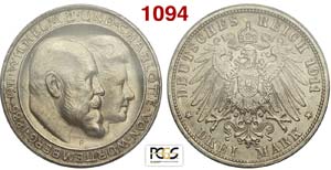 Germany - Wurttemberg - 3 Mark 1911 - AG - ... 