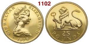 Gibraltar - Elizabeth II - 25 Pence 1975 - ... 