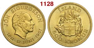 Iceland - Republic - 500 Kronur 1961 - AU mm ... 