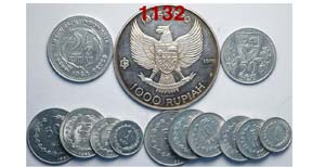 Indonesia - Lotto di 13 monete, segnaliamo : ... 