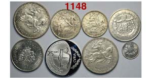 Luxembourg - Lotto di 8 monete FDC in ... 