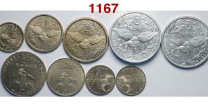 New Caledonia - Lotto di 11 monete tra cui ... 
