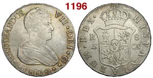 Spain - Ferdinand VII - 8 Reales 1809 S-CN - ... 