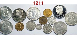 United States - Lotto di 47 monete di cui 18 ... 